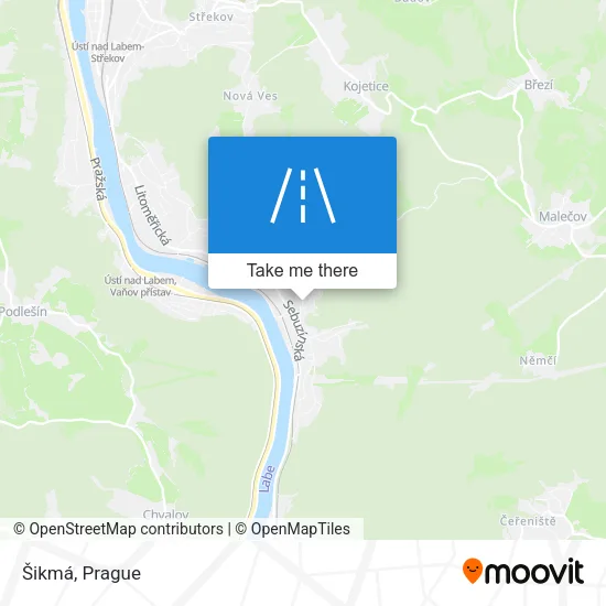 Карта Šikmá