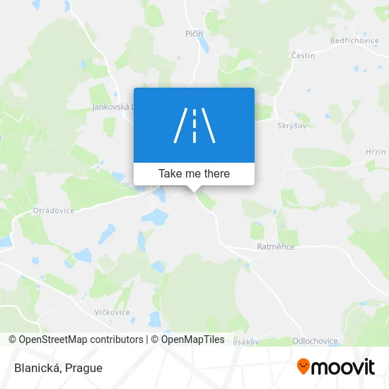 Карта Blanická