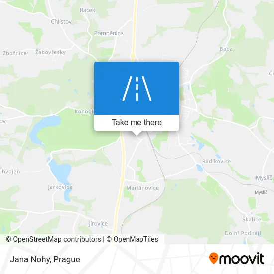 Карта Jana Nohy