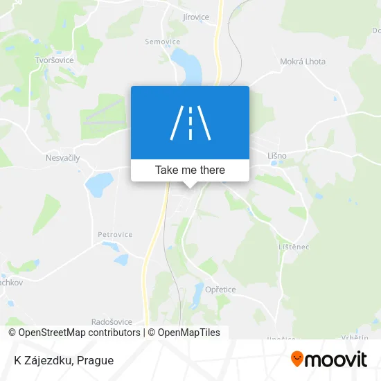 Карта K Zájezdku