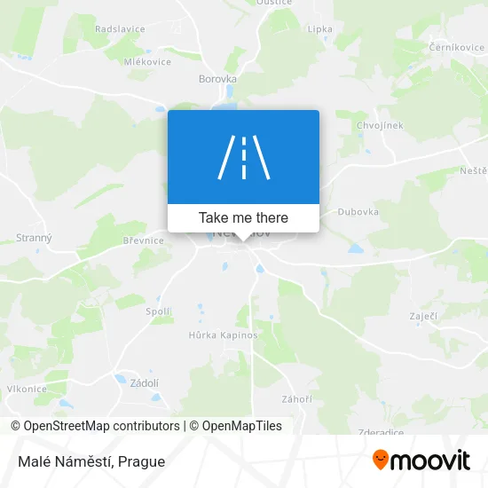 Карта Malé Náměstí