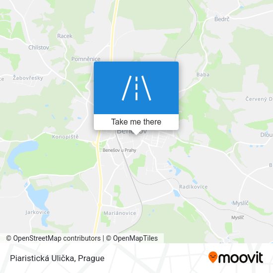 Piaristická Ulička map