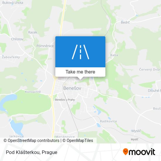 Pod Klášterkou map