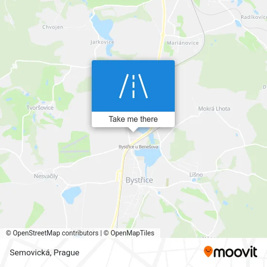 Карта Semovická