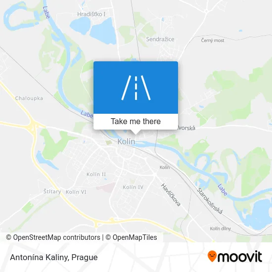 Карта Antonína Kaliny