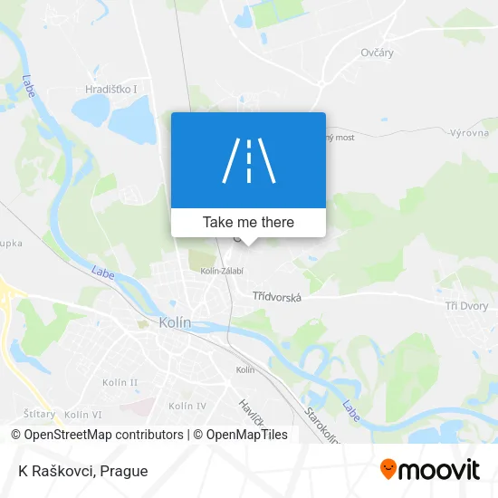 Карта K Raškovci
