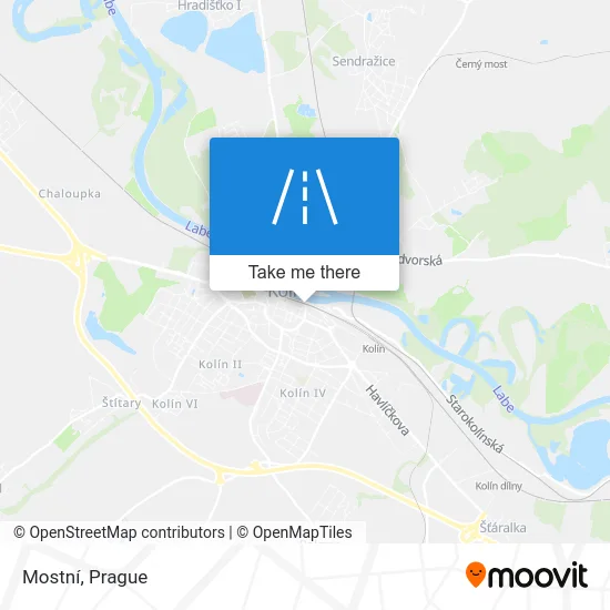 Карта Mostní