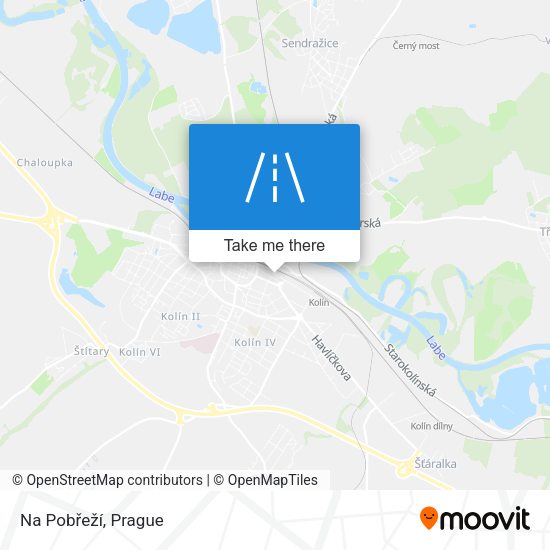 Na Pobřeží map