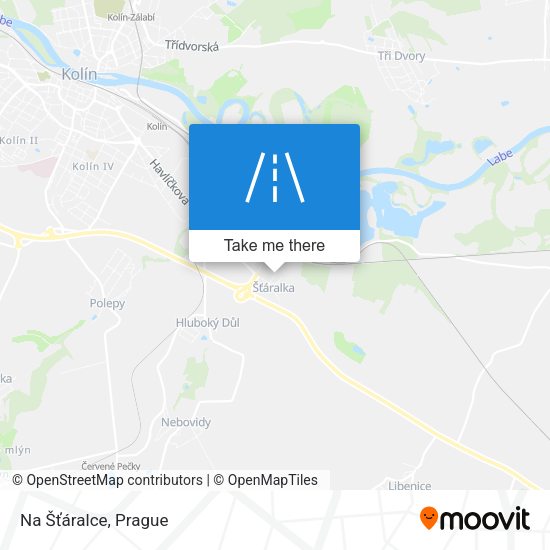 Na Šťáralce map
