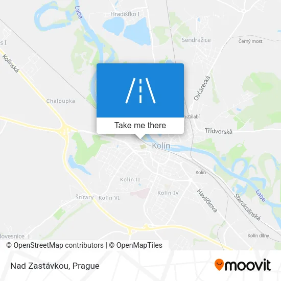 Карта Nad Zastávkou