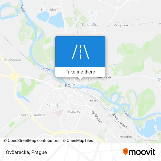 Карта Ovčárecká