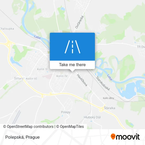 Карта Polepská