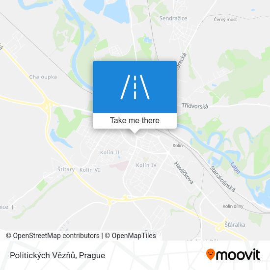 Politických Vězňů map