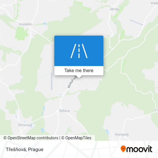 Třešňová map