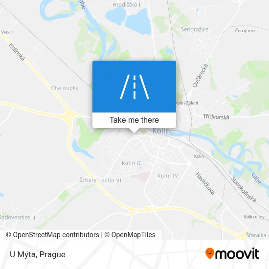 Карта U Mýta