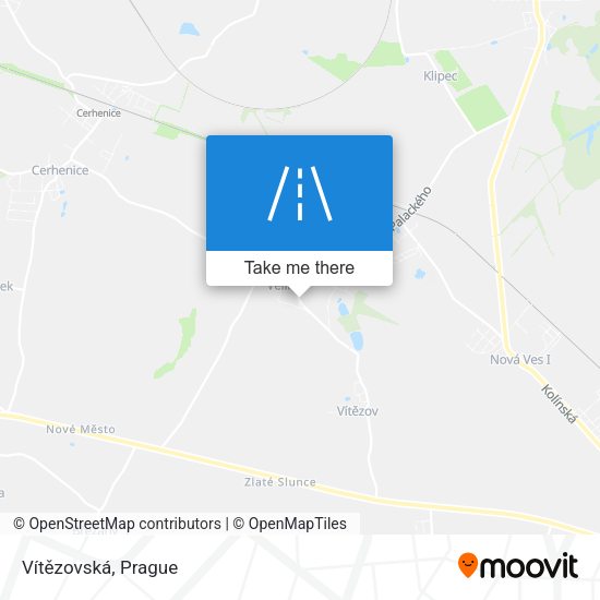 Vítězovská map