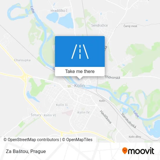 Карта Za Baštou