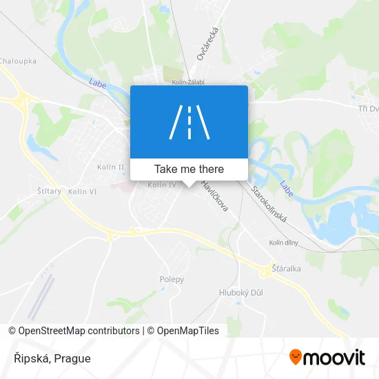 Карта Řipská