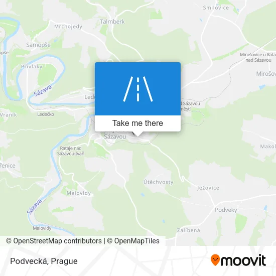 Карта Podvecká
