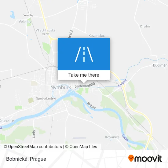 Карта Bobnická