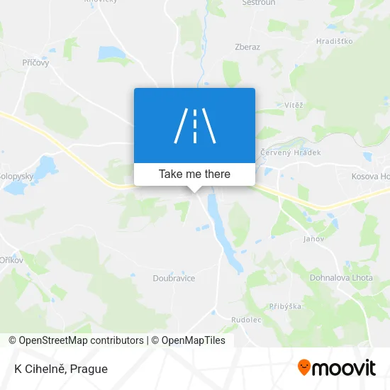 K Cihelně map