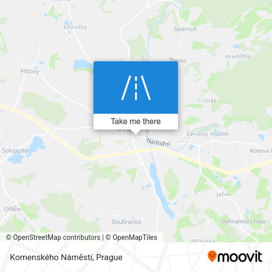 Komenského Náměstí map
