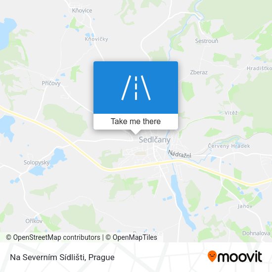 Na Severním Sídlišti map