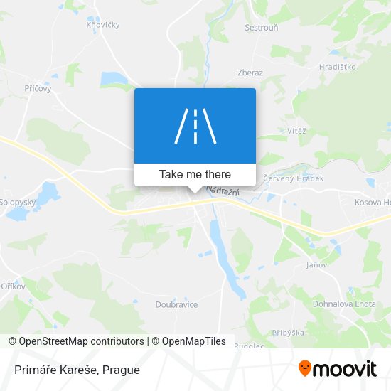 Primáře Kareše map