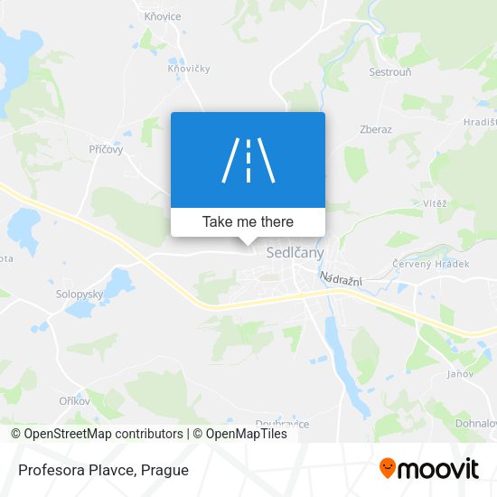 Карта Profesora Plavce