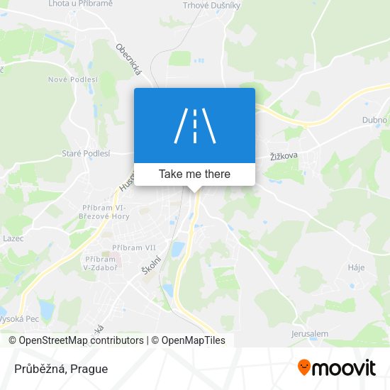 Průběžná map
