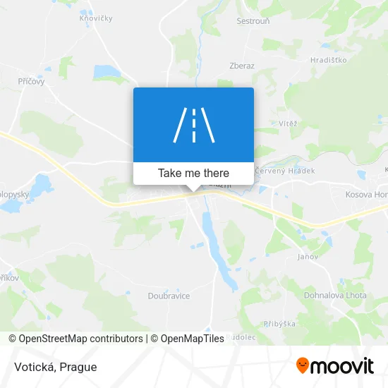 Карта Votická