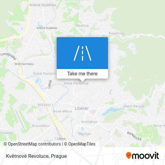 Květnové Revoluce map