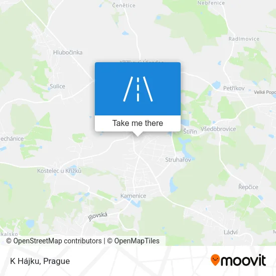 Карта K Hájku