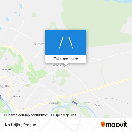 Карта Na Hájku