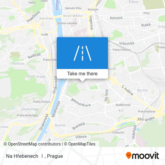 Na Hřebenech Ⅰ map