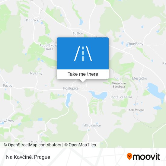 Na Kavčíně map