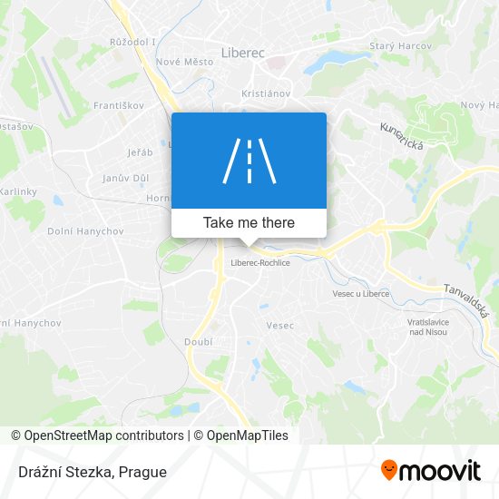 Drážní Stezka map