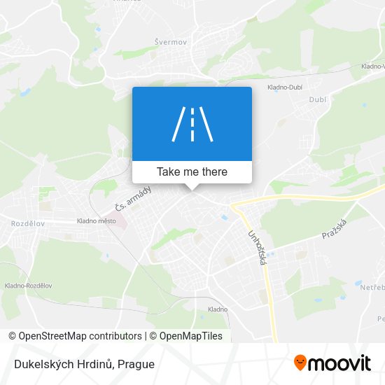 Dukelských Hrdinů map