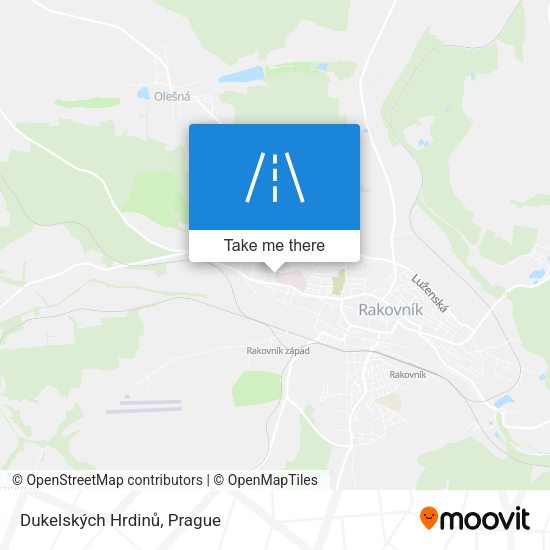 Dukelských Hrdinů map