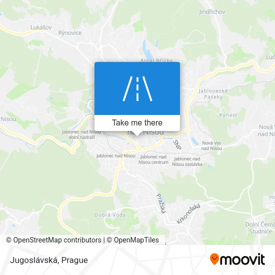 Карта Jugoslávská