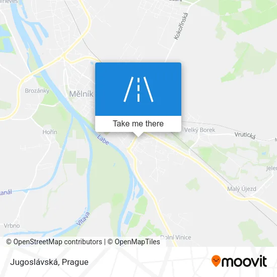 Карта Jugoslávská
