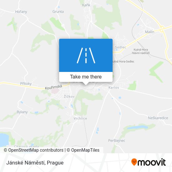Jánské Náměstí map