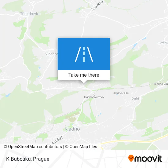 Карта K Bubčáku