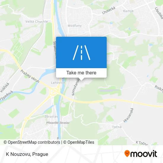 Карта K Nouzovu