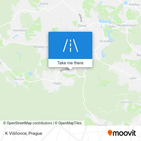 Карта K Višňovce