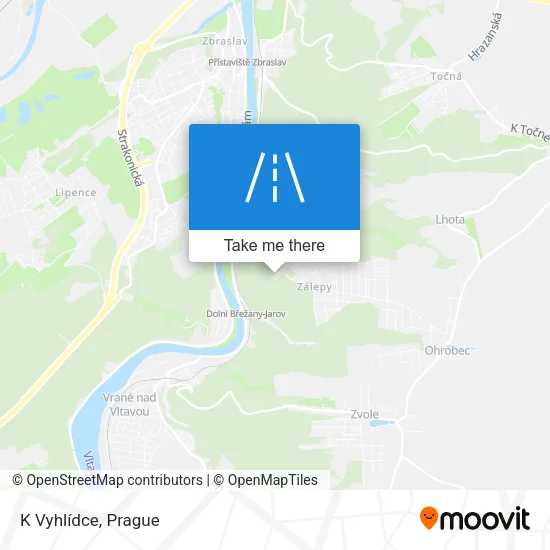 Карта K Vyhlídce