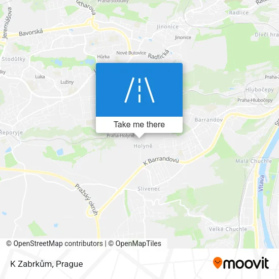 Карта K Zabrkům