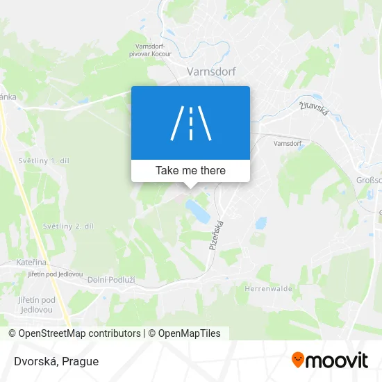 Карта Dvorská