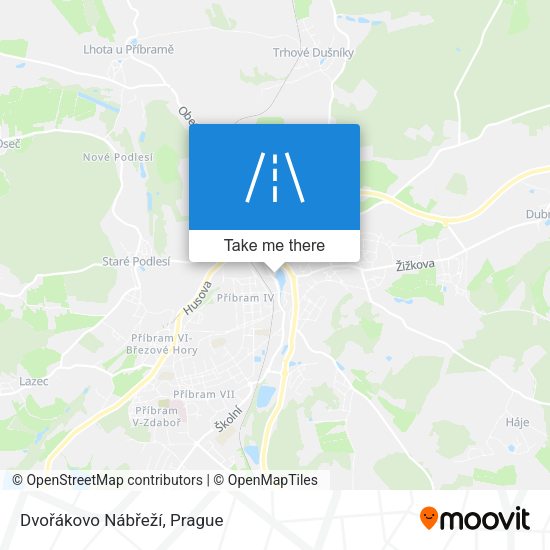 Dvořákovo Nábřeží map