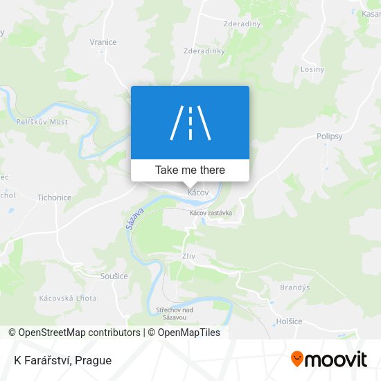 K Farářství map